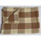 Welsh  Baby blanket, Cambrian Mills Chocolate Caramel plaid BBV12